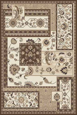 Прямоугольный ковер VALENCIA DELUXE D248 CREAM-BROWN