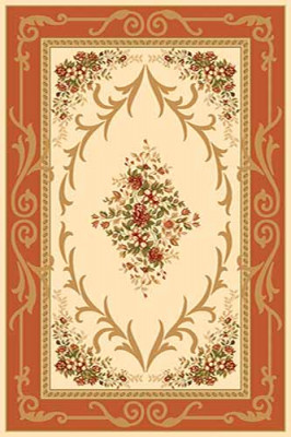 Прямоугольный ковер KAMEA carving D142 CREAM-TERRA