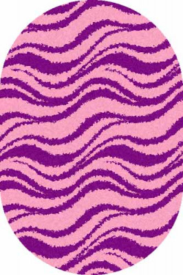 Овальный ковер SHAGGY ULTRA S609 PINK-PURPLE
