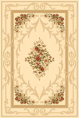 Прямоугольный ковер KAMEA carving D142 CREAM