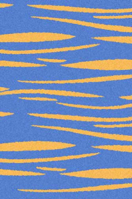 Прямоугольный ковер COMFORT SHAGGY S608 BLUE-YELLOW