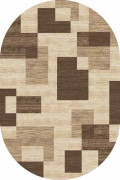 Овальный ковер VALENCIA DELUXE D315 BEIGE-BROWN