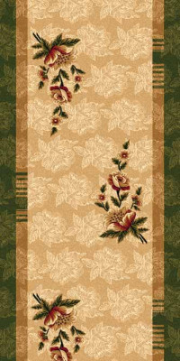 Ковровая дорожка DA VINCI D042 GREEN