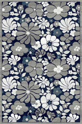 Прямоугольный ковер SILVER D231 GRAY-BLUE