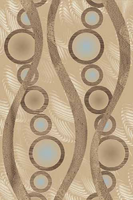 Прямоугольный ковер MEGA carving D274 BEIGE