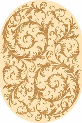 Овальный ковер OLYMPOS D156 CREAM