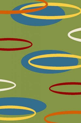 Прямоугольный ковер CRYSTAL N065 GREEN