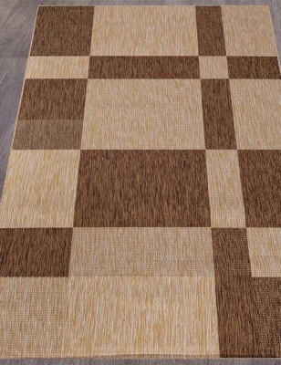 Ковёр VEGAS-S005-BEIGE-BROWN-STAN