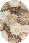 Овальный ковер VALENCIA DELUXE D321 CREAM-BROWN