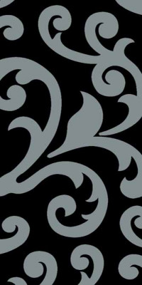 Ковровая VISION DELUXE carving V809 BLACK-GRAY