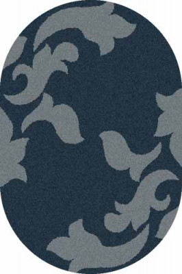 Овальный ковер PLATINUM T620 NAVY-BLUE