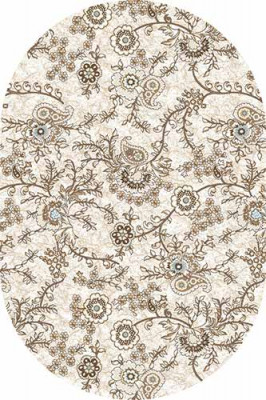 Овальный ковер VALENCIA DELUXE D324 CREAM-BROWN