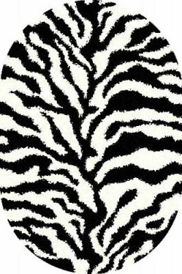 Овальный ковер SHAGGY ULTRA S614 BLACK-BONE