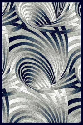 Прямоугольный ковер SILVER D277 GRAY