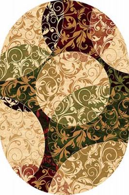 Овальный ковер OLYMPOS D346 BEIGE