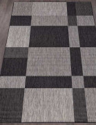 Ковёр VEGAS-S005-GRAY-BLACK-STAN