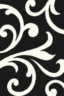 Прямоугольный ковер PLATINUM T644 BLACK-NATURAL