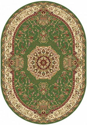 Овальный ковер BUHARA D037 GREEN