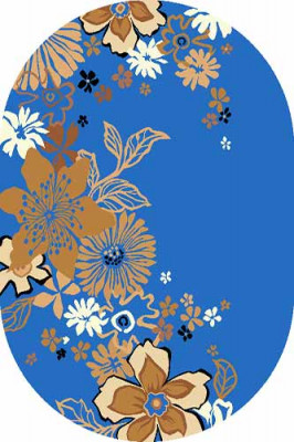 Овальный ковер LAGUNA D116 NAVY