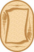 Овальный ковер KAMEA carving 4642 CREAM