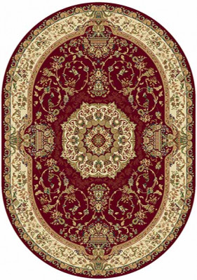 Овальный ковер BUHARA D037 RED