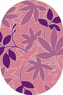 Овальный ковер SUNRISE V814 PINK