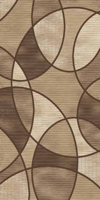Ковровая дорожка MEGA carving D282 BROWN