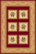 Прямоугольный ковер OLYMPOS D065 RED