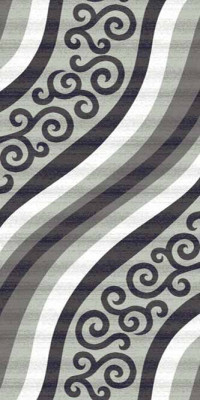 Ковровая дорожка MEGA carving D297 GRAY