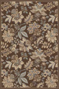 Прямоугольный ковер VALENCIA DELUXE D256 BROWN-L.BLUE