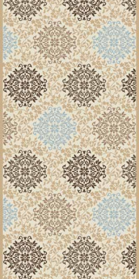 Ковровая VALENCIA DELUXE D374 CREAM-L.BLUE