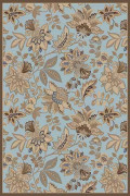 Прямоугольный ковер VALENCIA DELUXE D256 L.BLUE-BROWN