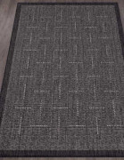 Ковёр VEGAS-S008-BLACK-GRAY-STAN