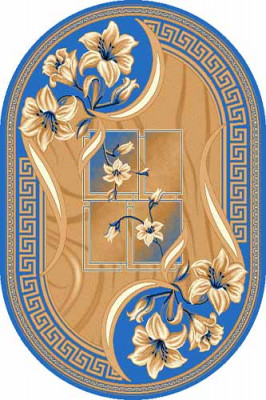Овальный ковер LAGUNA D187 NAVY