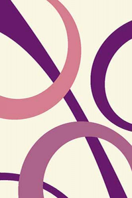 Прямоугольный ковер VISION DELUXE carving V810 BONE-LILAC