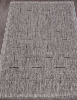 Ковёр VEGAS-S008-GRAY-BLACK-STAN