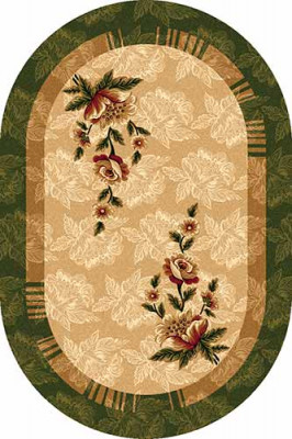 Овальный ковер DA VINCI D042 GREEN