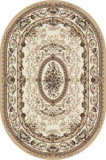 Овальный ковер VALENCIA DELUXE W490 BEIGE-BROWN