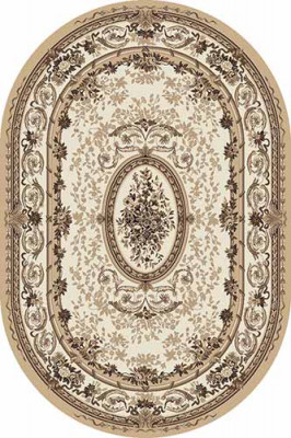 Овальный ковер VALENCIA DELUXE W490 BEIGE-BROWN