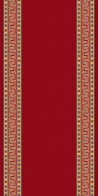 Ковровая дорожка (тканная) Diana 10 красный