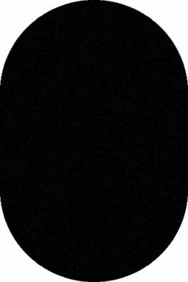 Овальный ковер COMFORT SHAGGY S600 BLACK