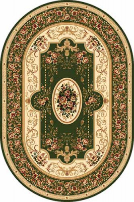 Овальный ковер DA VINCI D084 GREEN