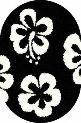 Овальный ковер SHAGGY ULTRA S605 BLACK-BONE