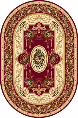 Овальный ковер DA VINCI D084 RED