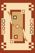 Прямоугольный ковер KAMEA carving 5462 TERRA