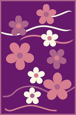 Прямоугольный ковер VISION DELUXE carving V117 VIOLET