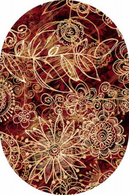 Овальный ковер LAGUNA D354 RED