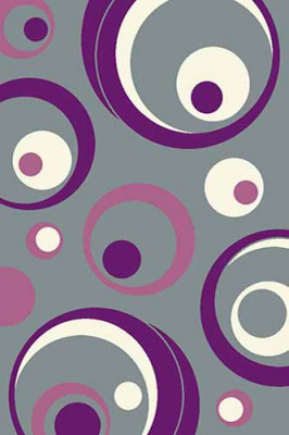 Прямоугольный ковер VISION DELUXE carving V815 GRAY-LILAC