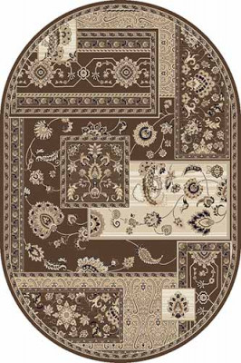 Овальный ковер VALENCIA DELUXE D248 BROWN