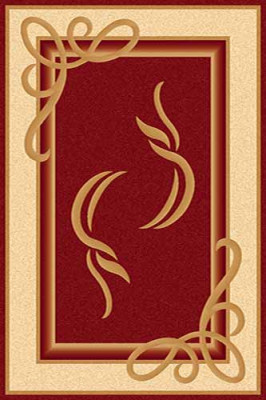Прямоугольный ковер KAMEA carving A704 RED